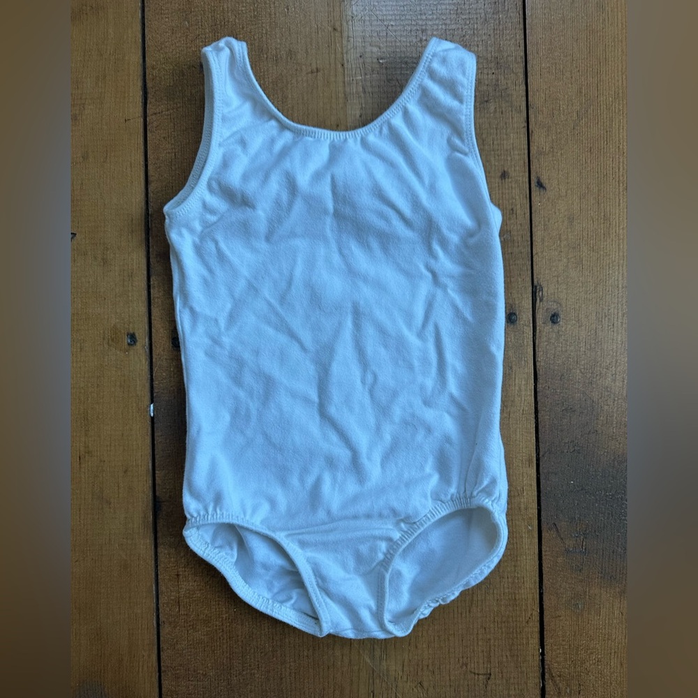 Motionwear Ballet leotard white child age 6-7